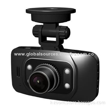 Vehicle DVR with IR Night Vision, Maximum of 1,280 x 720P/30fps, Date Stamp